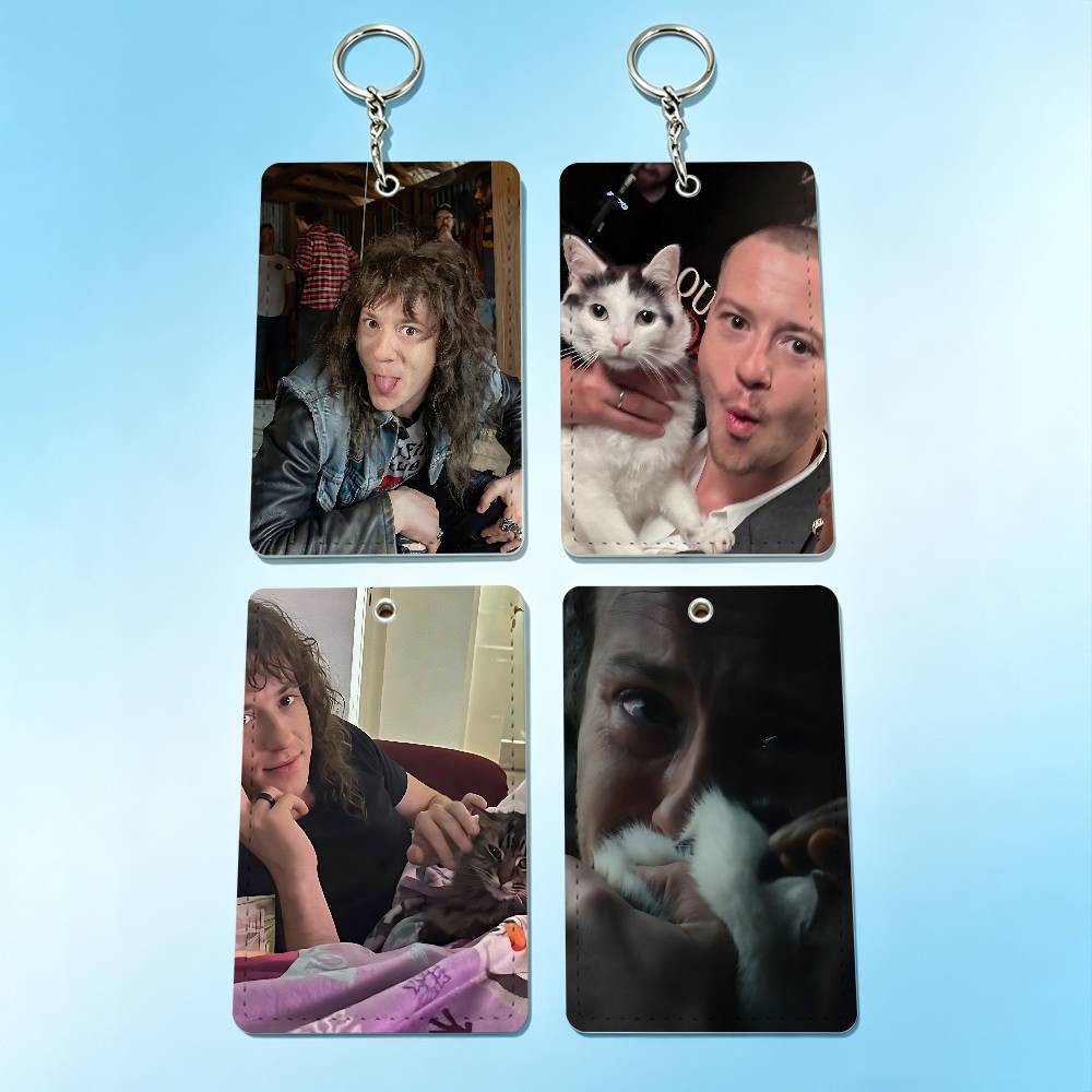 For Leather Work - Брелок-держатель для карт J-Joseph Quinn Cat,
