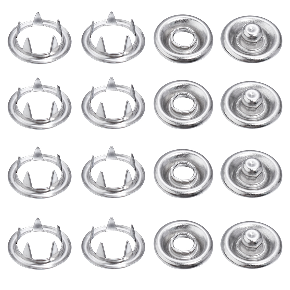 Snap Fastener Setter - SAUVOO 50 наборов железные кнопки 9,5/11