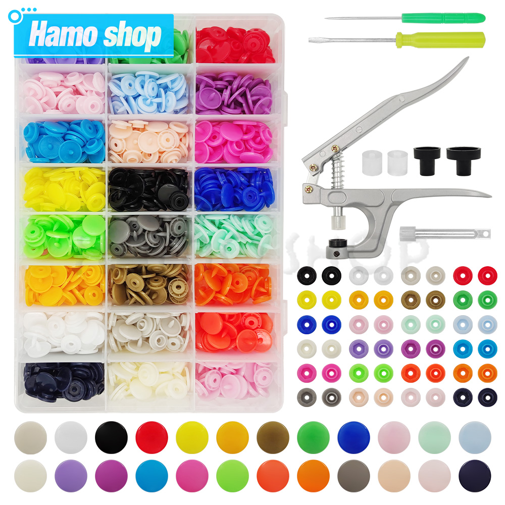 Snap Fastener Setter - Пластиковые застежки, плоскогубцы, комплект T5, смоляная
