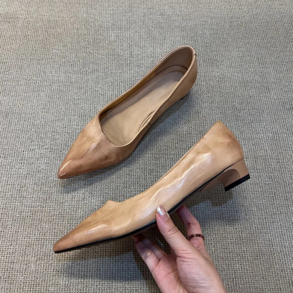 For Leather Work - Женские кожаные туфли Мэри Джейн на