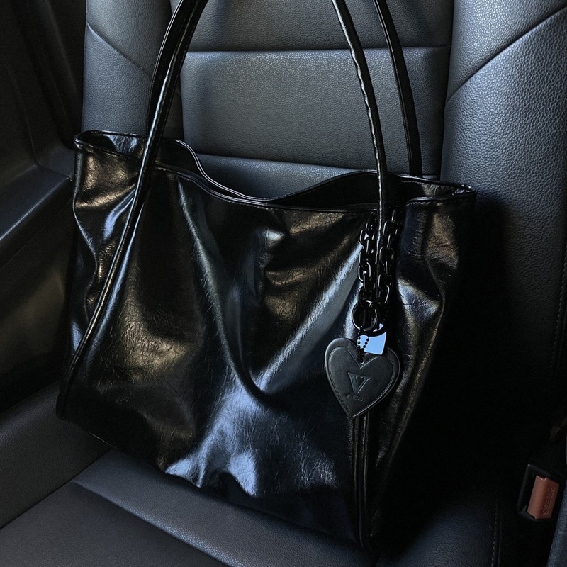 Leather Work Handbags - Новая сумка-тоут в форме сердца от