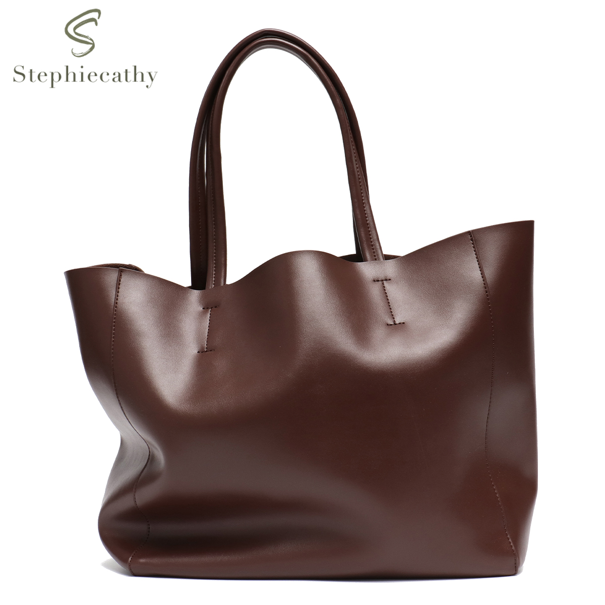 Leather Work Handbags - Вместительная сумка-тоут для женщин, модная повседневная