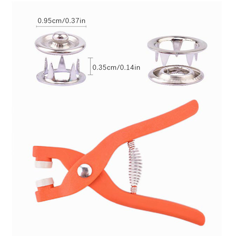 Snap Fastener Setter - 50/100 шт. Металлические пуговицы для шитья