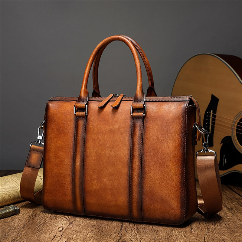 Деловой портфель YETTIES из на – обзор и цена Leather Work Handbags