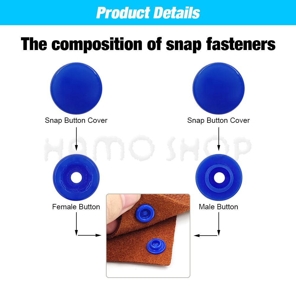 Пластиковые застежки, плоскогу – обзор и цена Snap Fastener Setter