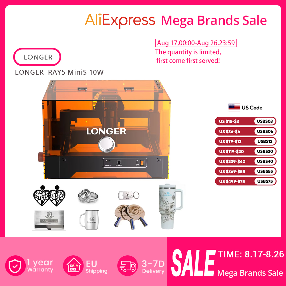 LONGER RAY5 MiniS 10W, точност – обзор и цена Leatherwork Classes