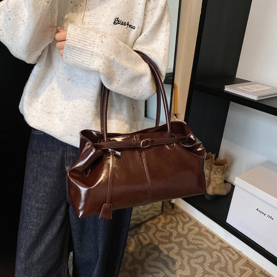 Зимняя масляная сумка-хобо из  – обзор и цена Leather Work Handbags