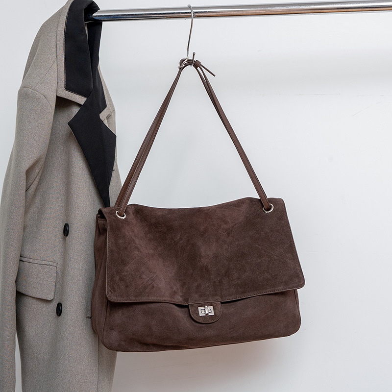 Натуральная замшевая сумка чер – обзор и цена Leather Work Handbags